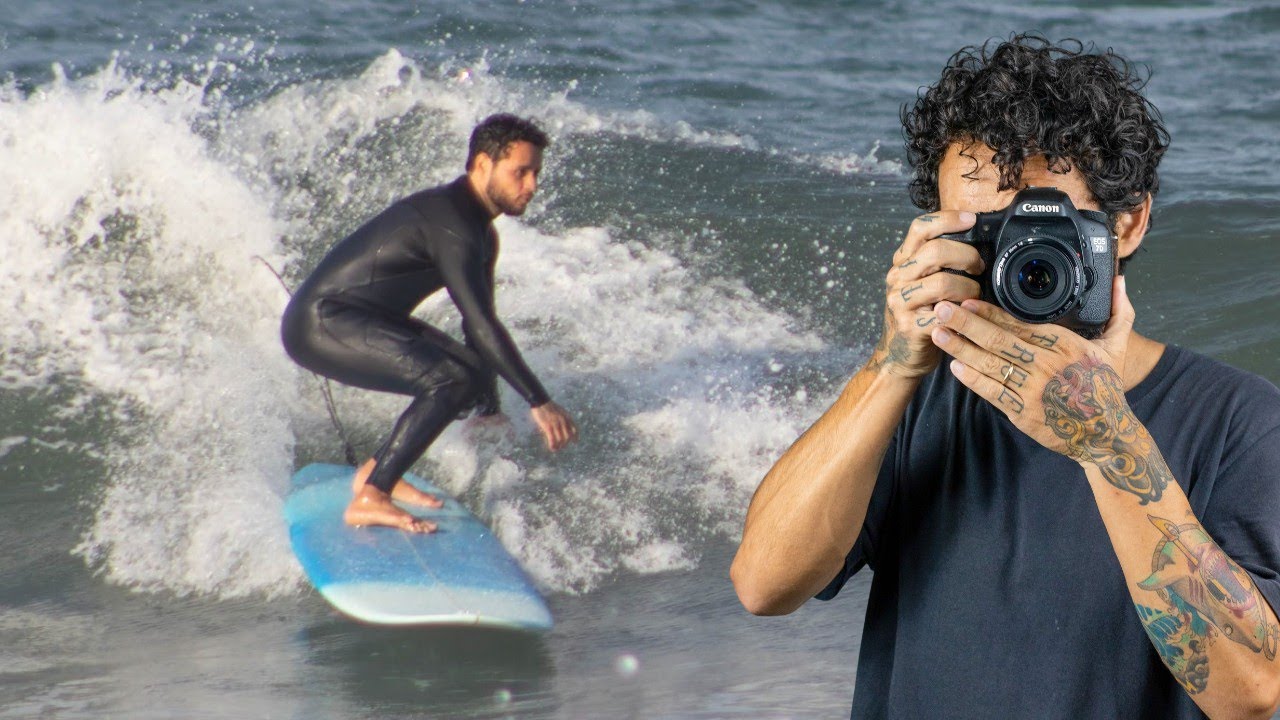 Registrando Ondas e Surfistas, Fotografia Esportiva na Praia Central