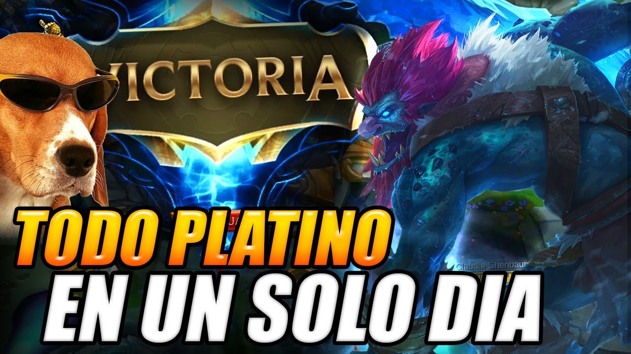 GRABE TODO EL MISMO DIA Y SIN QUERER ME SALTE PLATINO, pero me atrofie el cerebro .- Trundle top