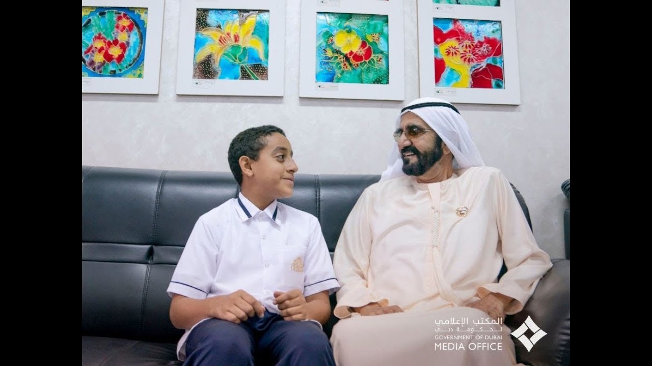 محمد بن راشد يتفقد سير العملية التعليمية في عدد من مدارس المنطقة الشرقية