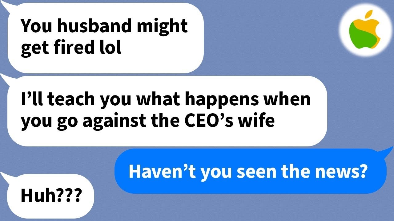 【Apple】 My sister-in-law was bossing me around because she’s the ‘CEO’s wife’...