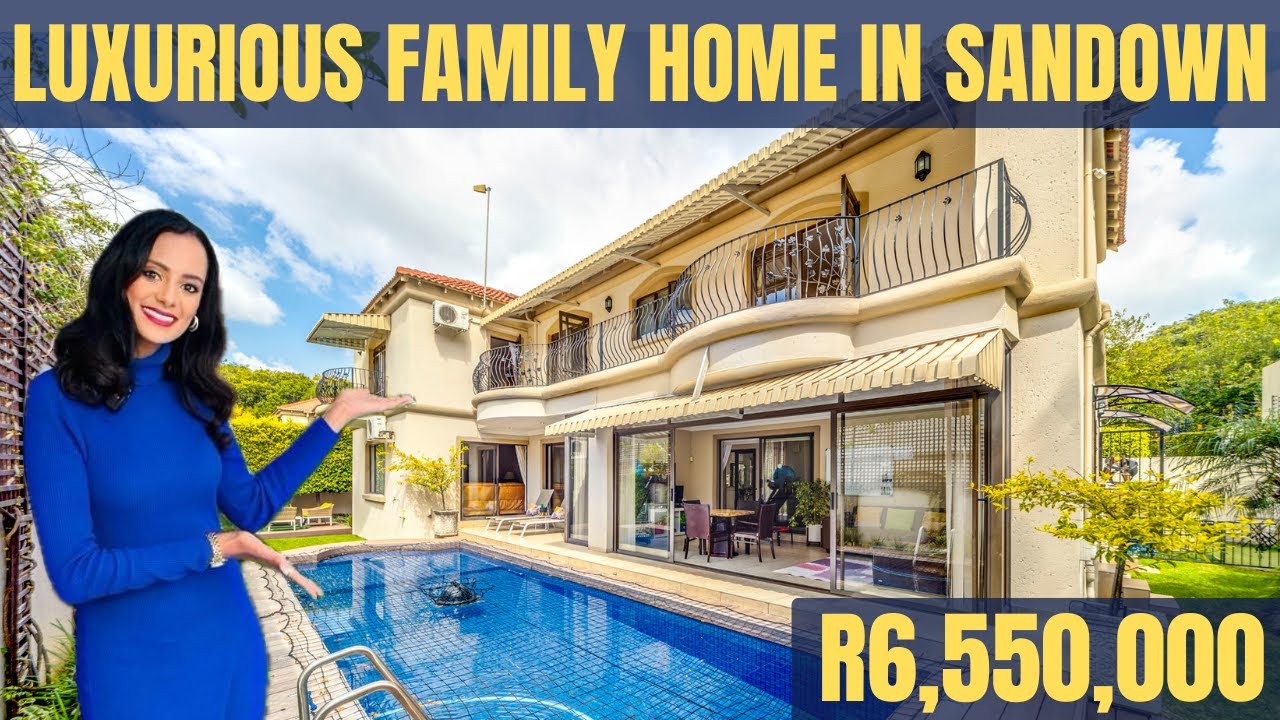 R6,550,000 Sandown Luxury Family Home | Modern Elegance in the Heart of Sandton