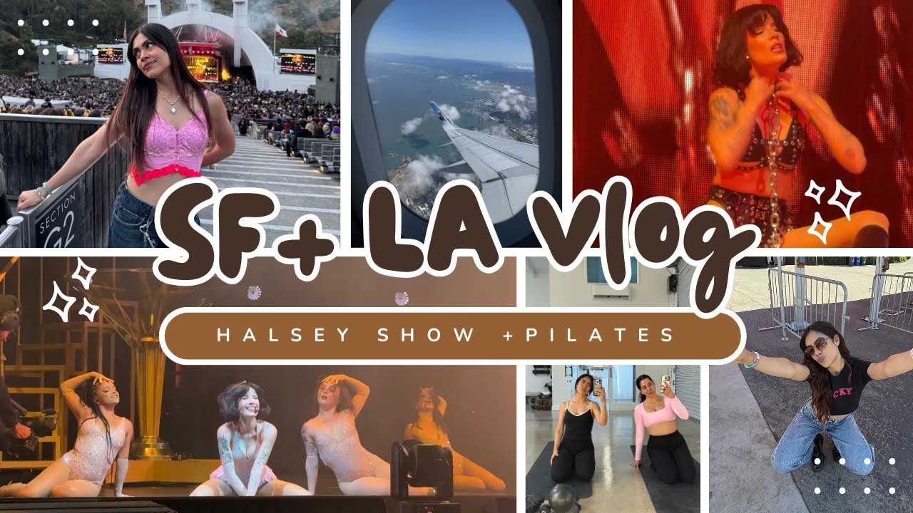 Seeing HALSEY Twice in One Week ✨ | CONCORD + HOLLYWOOD BOWL Vlog