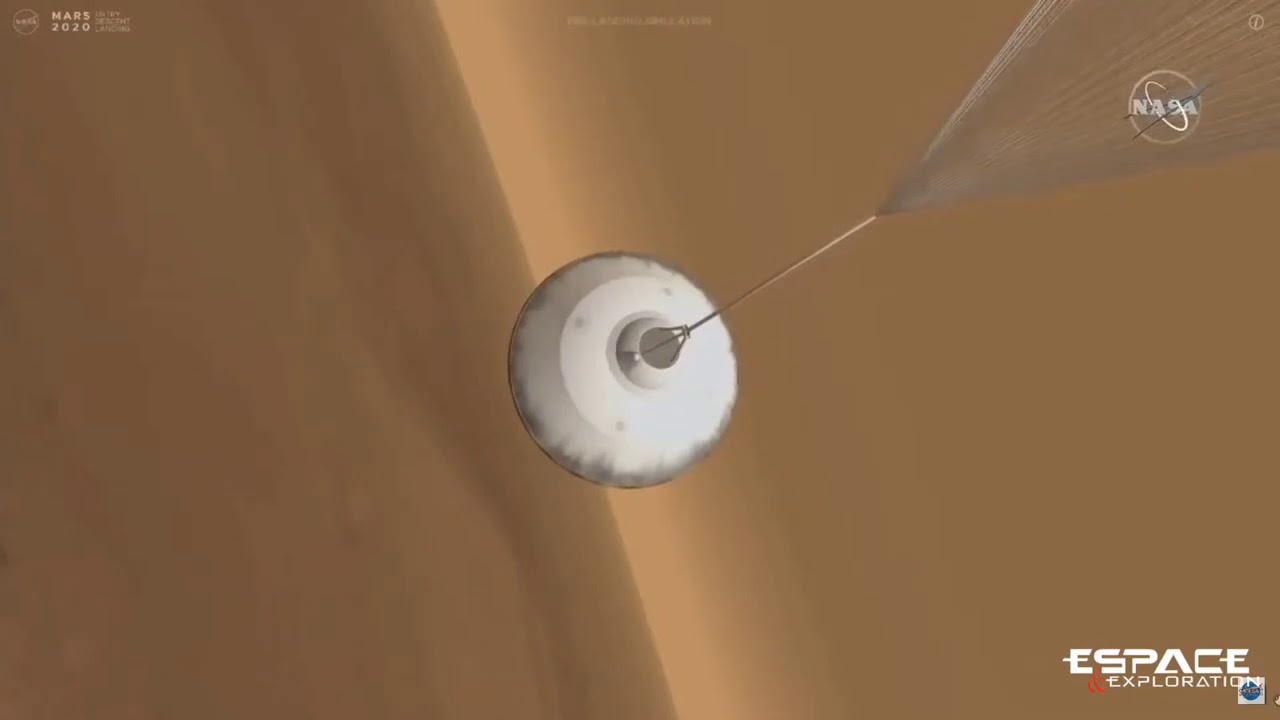 🚀 Revivez l'atterrissage du rover Perseverance sur Mars comment&eacute; en fran&ccedil;ais