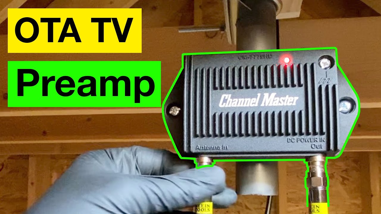 Исправление сигнала OTA TV с помощью предусилителя Channel Master CM-7779HD