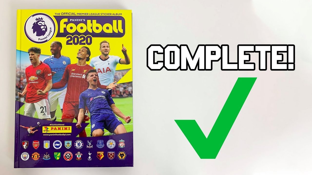 I *COMPLETED* my PANINI FOOTBALL 2020 Sticker Collection!!! (Hardback Album!)