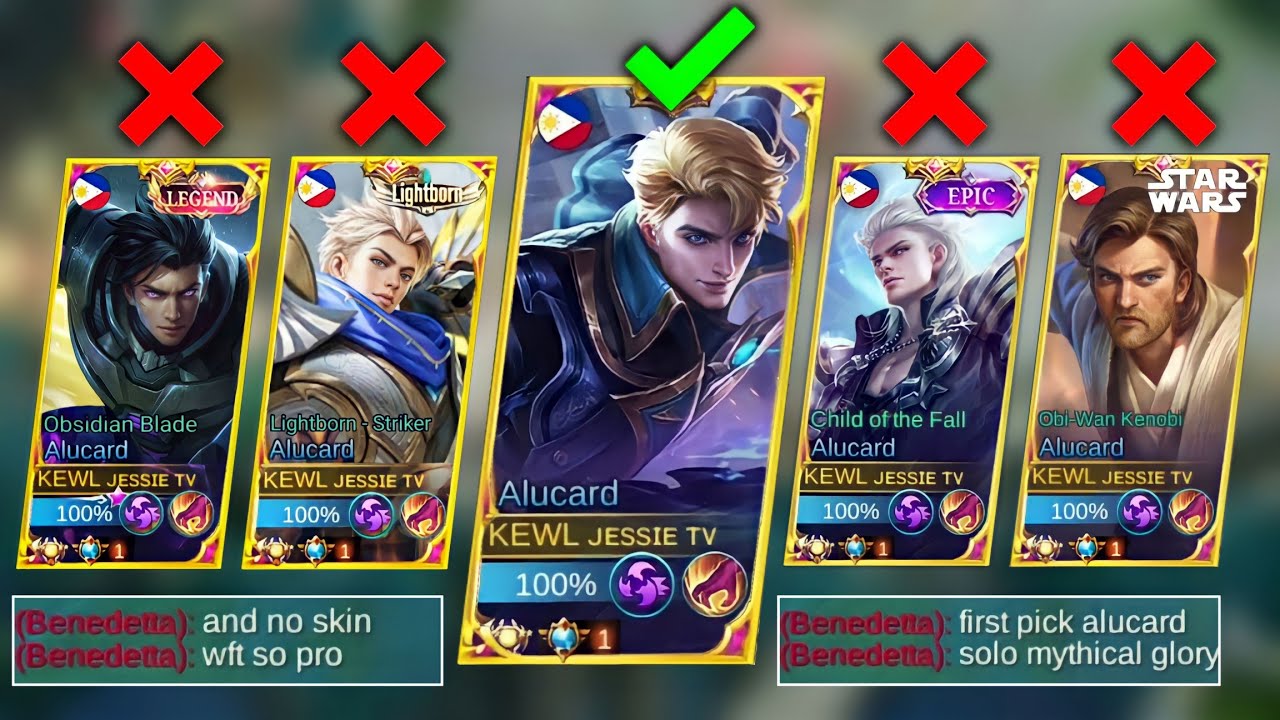 NO SKIN ALUCARD FIRST PICK IN MYTHICAL GLORY SOLO RANKGAME!! VICTORY OR DEFEAT? | MLBB
