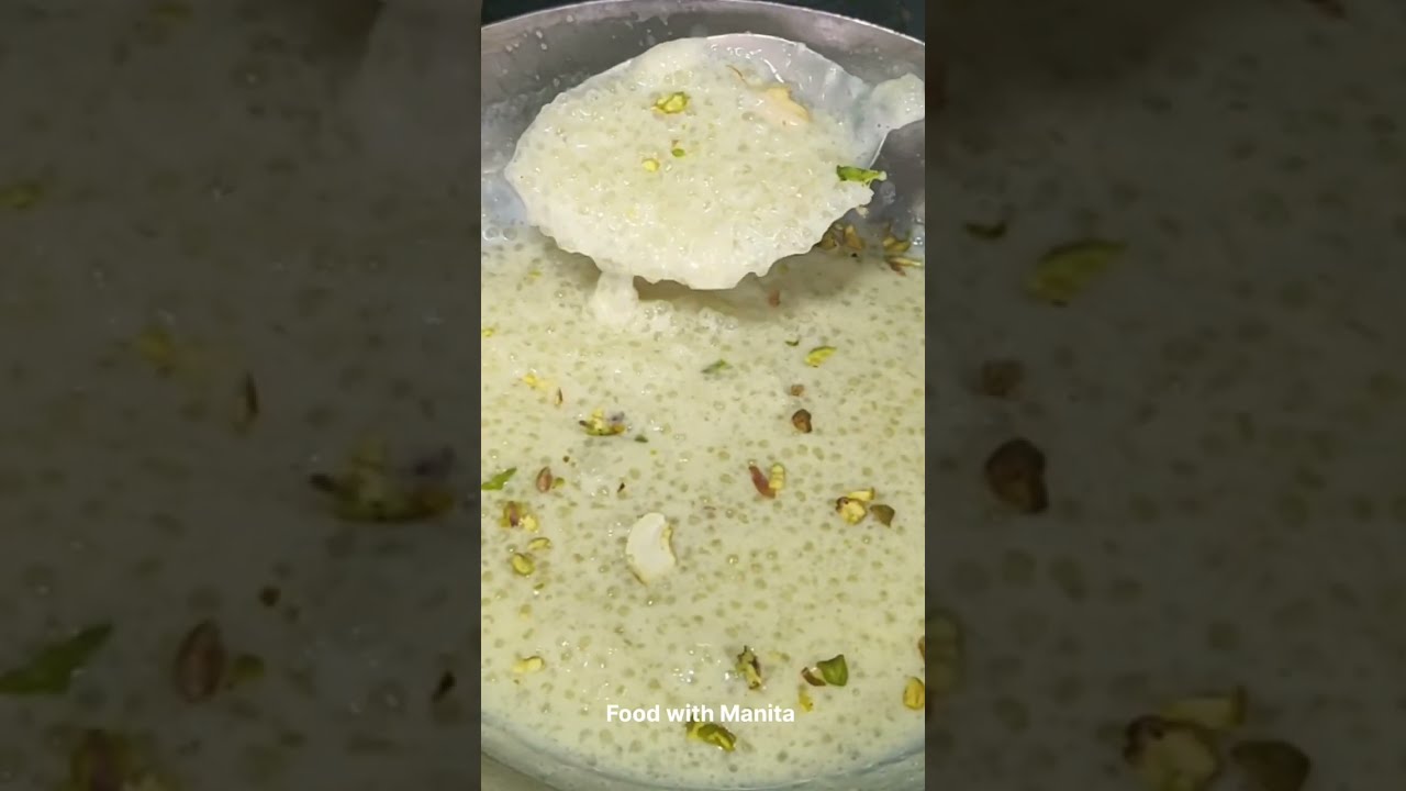 पहली बार में परफेक्ट रबड़ीदार साबूदाना की खीर इस तरह बनाएं। sabudana kheer। vrat recipe |
