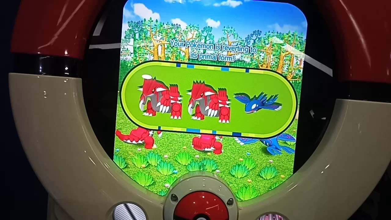 Pokemon tretta Groudon and Kyoger primal form