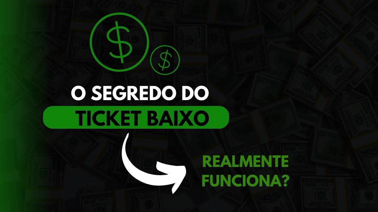 O Segredo Do Ticket baixo &eacute; bom? Funciona? Relatos sobre o Segredo Do Ticket Baixo - FALEI TUDO!