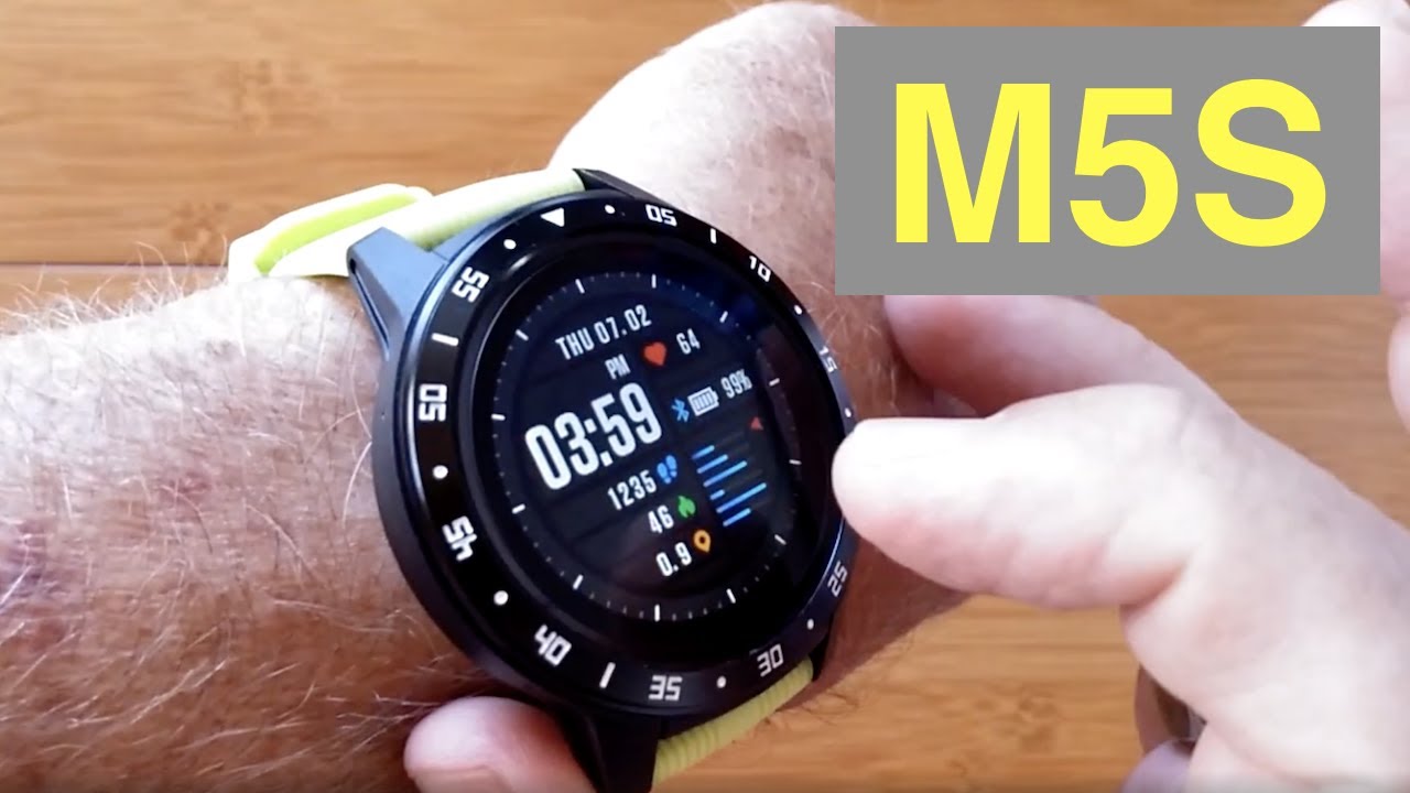 Bakeey M5S GPS, SIM/Bluetooth Calls, Blood Pressure, IP67 Waterproof Smartwatch: Unboxing & 1st Look
