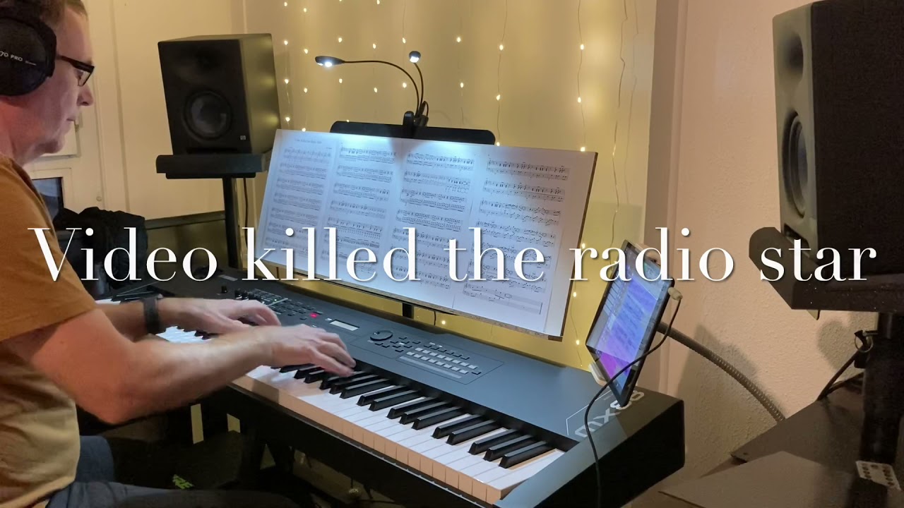 Video killed the radio star ,the Buggles keyboard cover