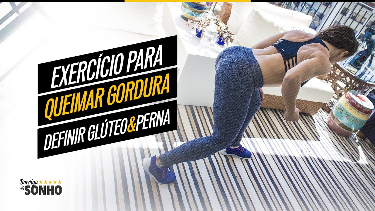 🔥 Exercício para Queimar Gordura e Definir Glúteo e Perna | Raquel Quartiero - Barriga de Sonho