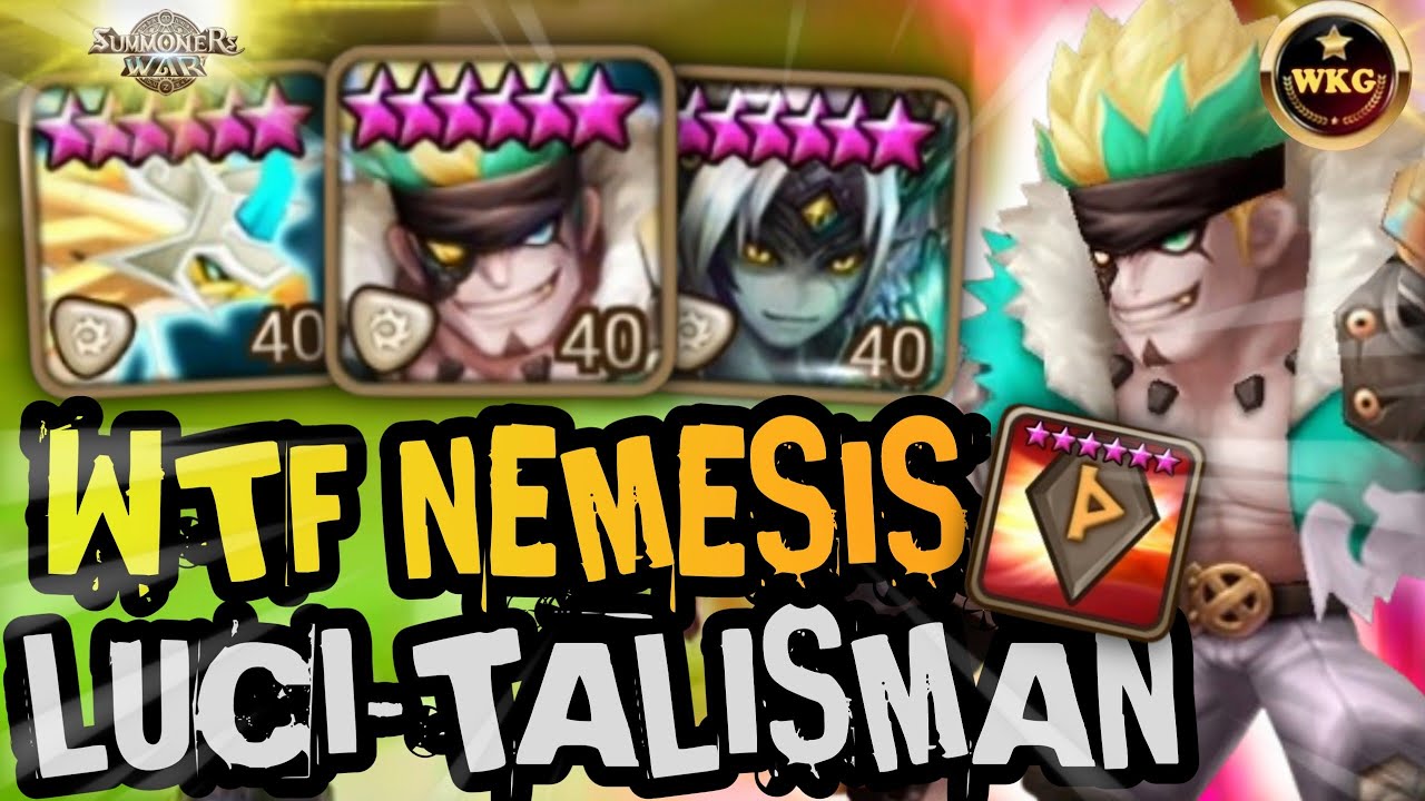 Лучший игрок уничтожает всех врагов с помощью талисмана Люцифера в RTA Summoners War