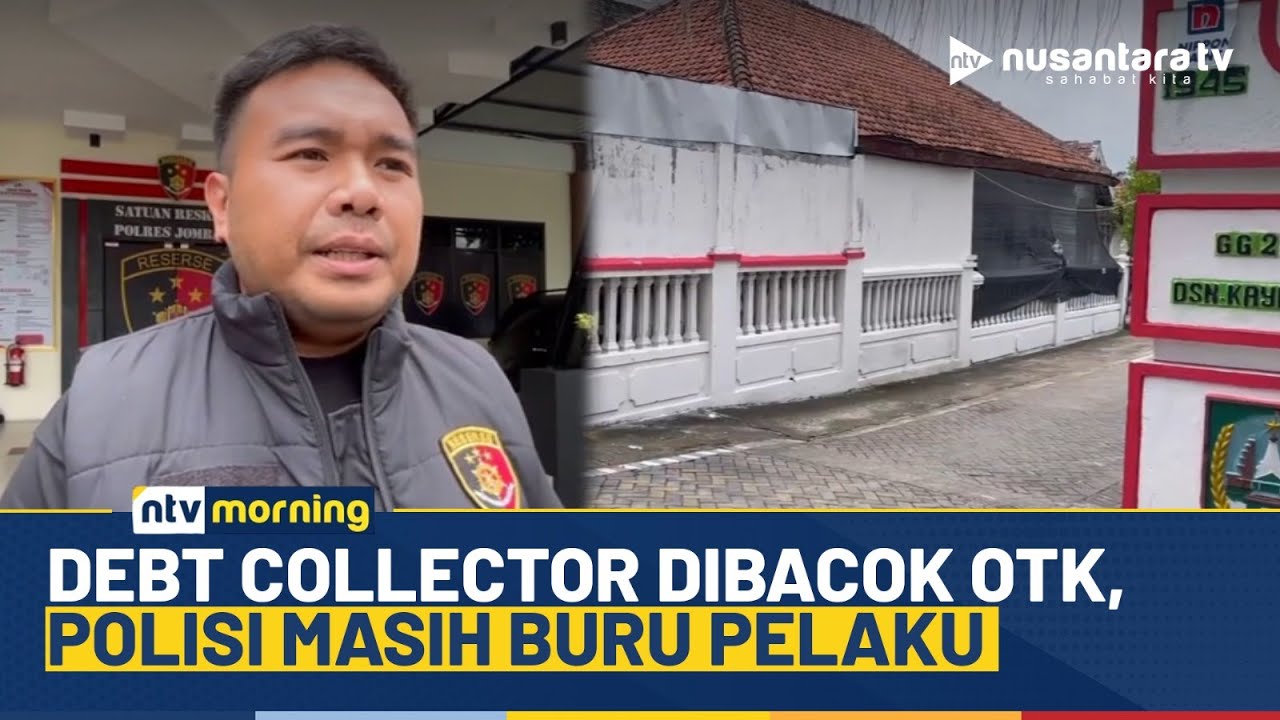 Diduga Terkait Pekerjaan, Debt Collector Pinjol Dibacok Orang Tak Dikenal di Jombang | NTV MORNING