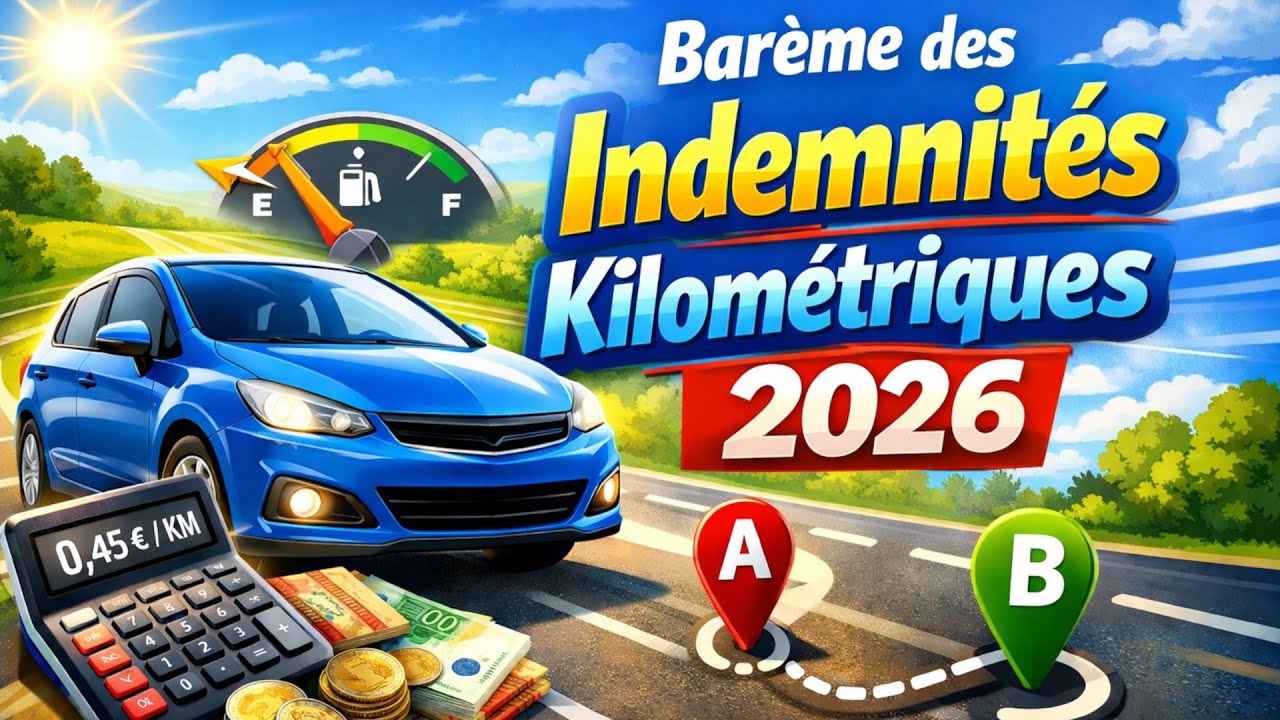Bar&egrave;me des indemnit&eacute;s kilom&eacute;triques 2026 : ce qui change (ou pas) pour vos frais