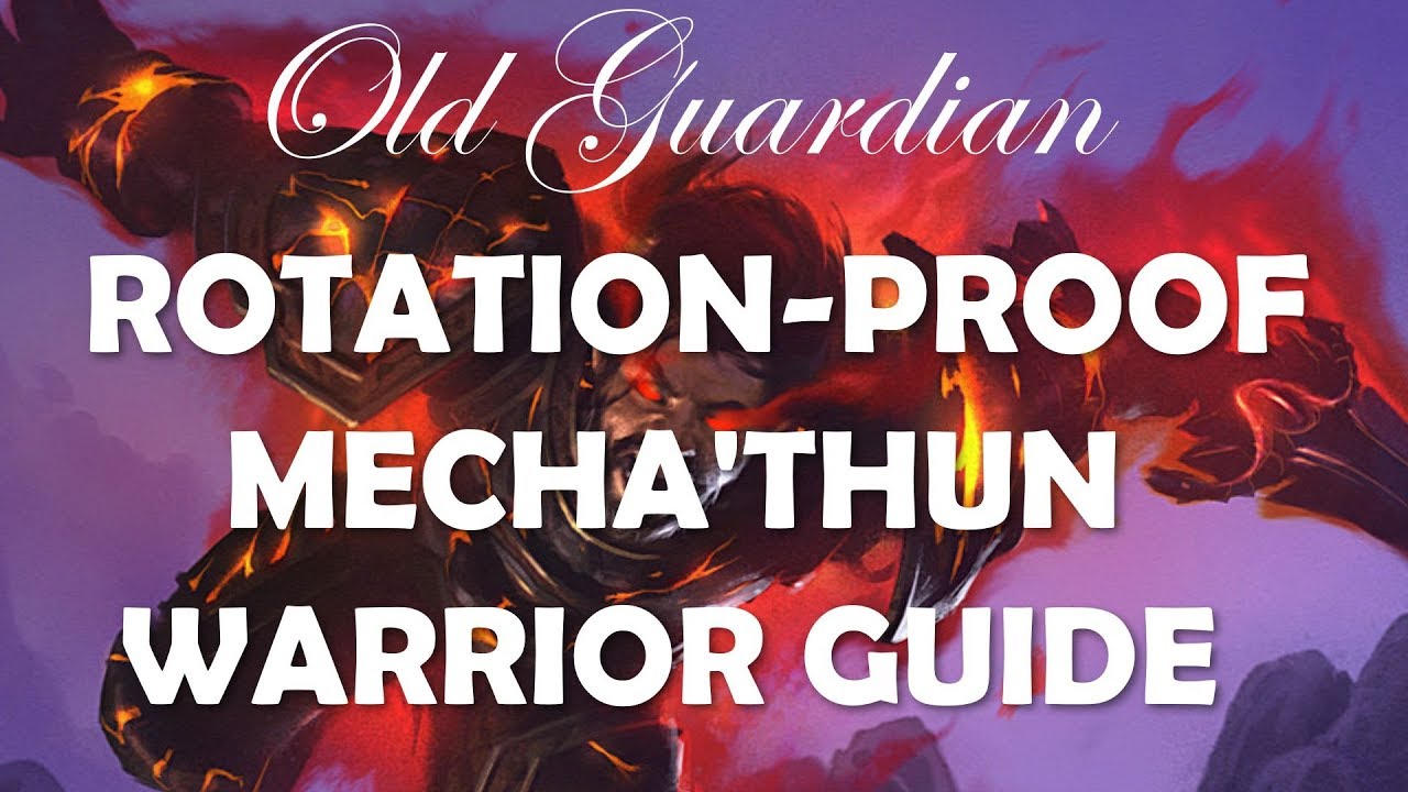 Rotation-proof Mecha'thun Warrior (Hearthstone Rastakhan deck guide)