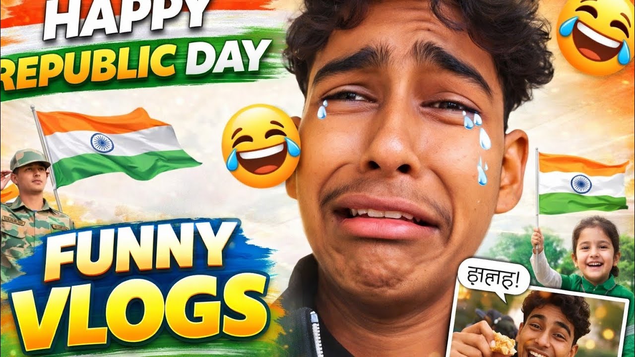 😂🇮🇳 Republic Day Vlog | Funny + Emotional Moments | Desi Style Celebration