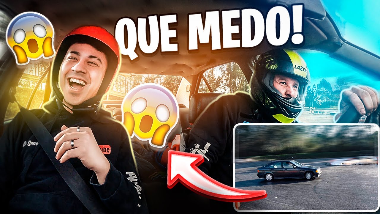 *BORREI-ME TODO* PILOTO PROFISSIONAL CONDUZIU O MEU CARRO ! *MUITO AÇO* | AllSpeedDrive