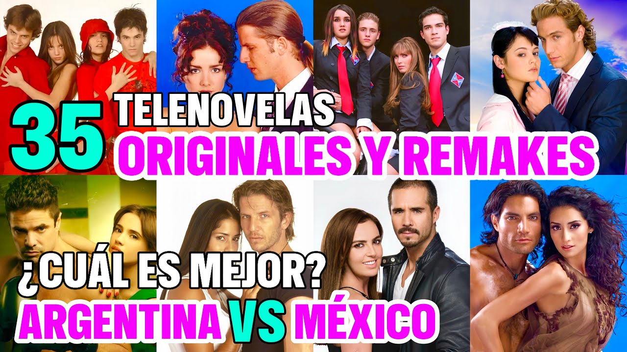 México vs Argentina: 35 Telenovelas mexicanas que son remakes de historias argentinas iy no sabías!