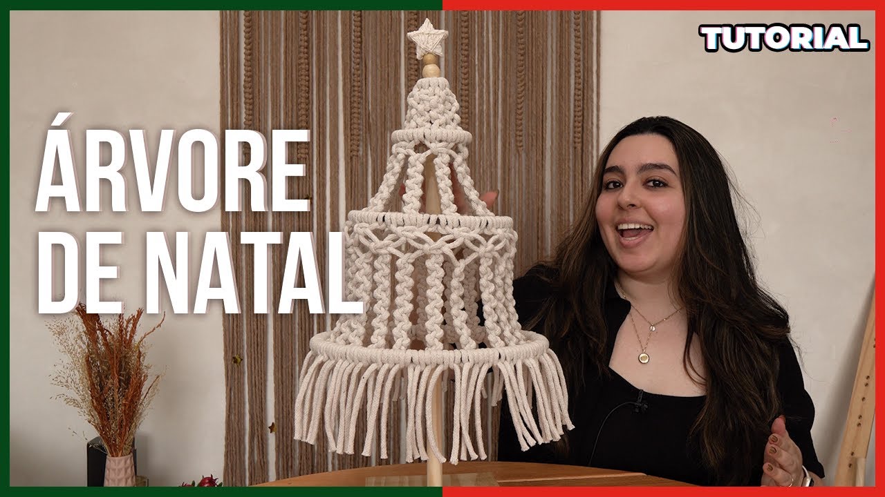 NATAL MACRAMÊ | EP #7 - Tutorial Árvore de Natal Suspensa em Macramê | Caixa Misteriosa Nobis
