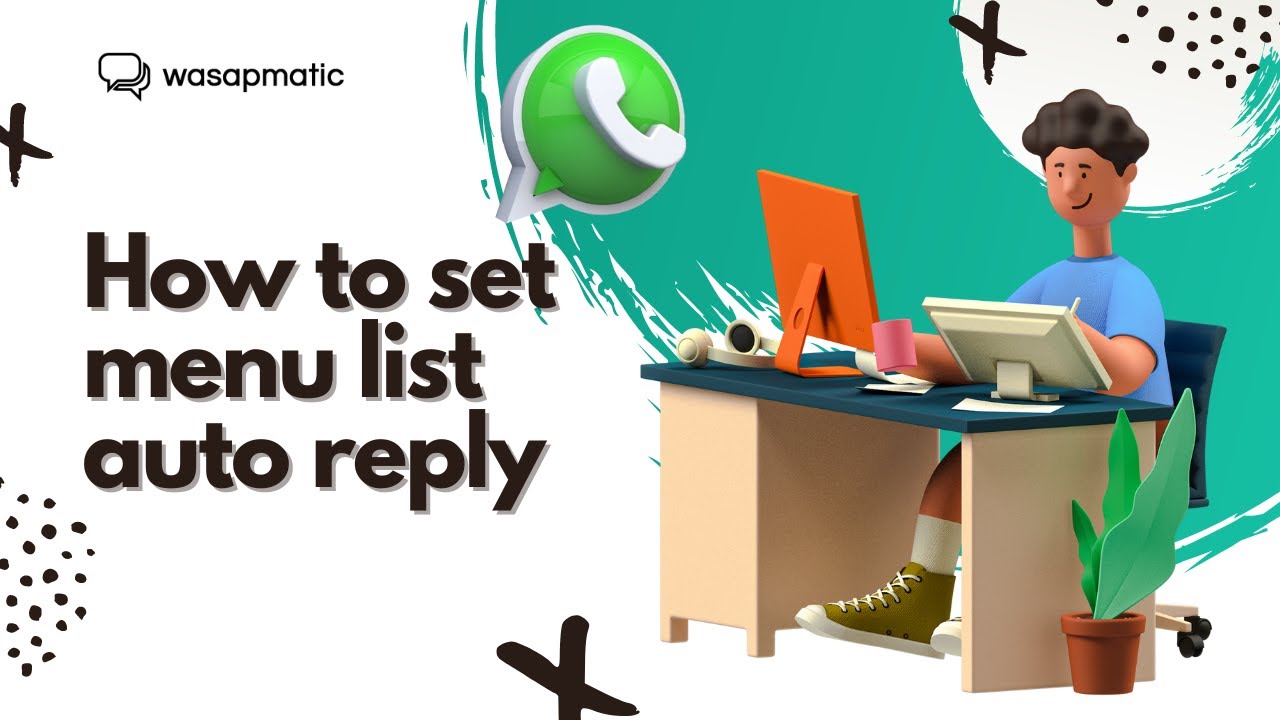 How to set menu list auto reply (chatbot)