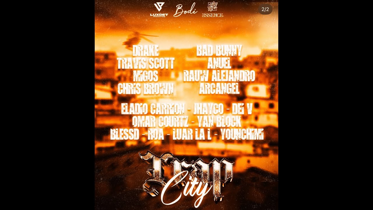 TRAP CITY LATINO MIX / BAD BUNNY, ANUEL AA, ELADIO CARRION, LUAR LA L, OMAR COURTZ, ROA, RAUW !!
