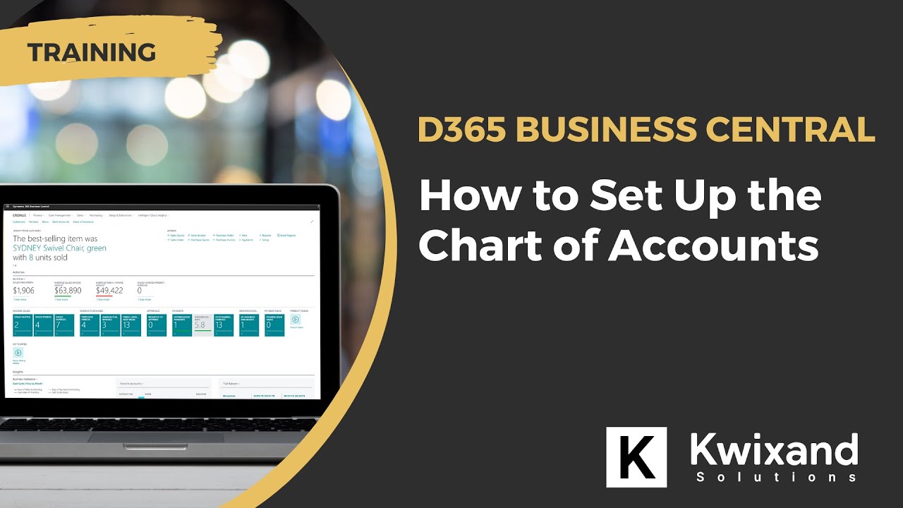 Как настроить план счетов | Microsoft Dynamics 365 Business Central