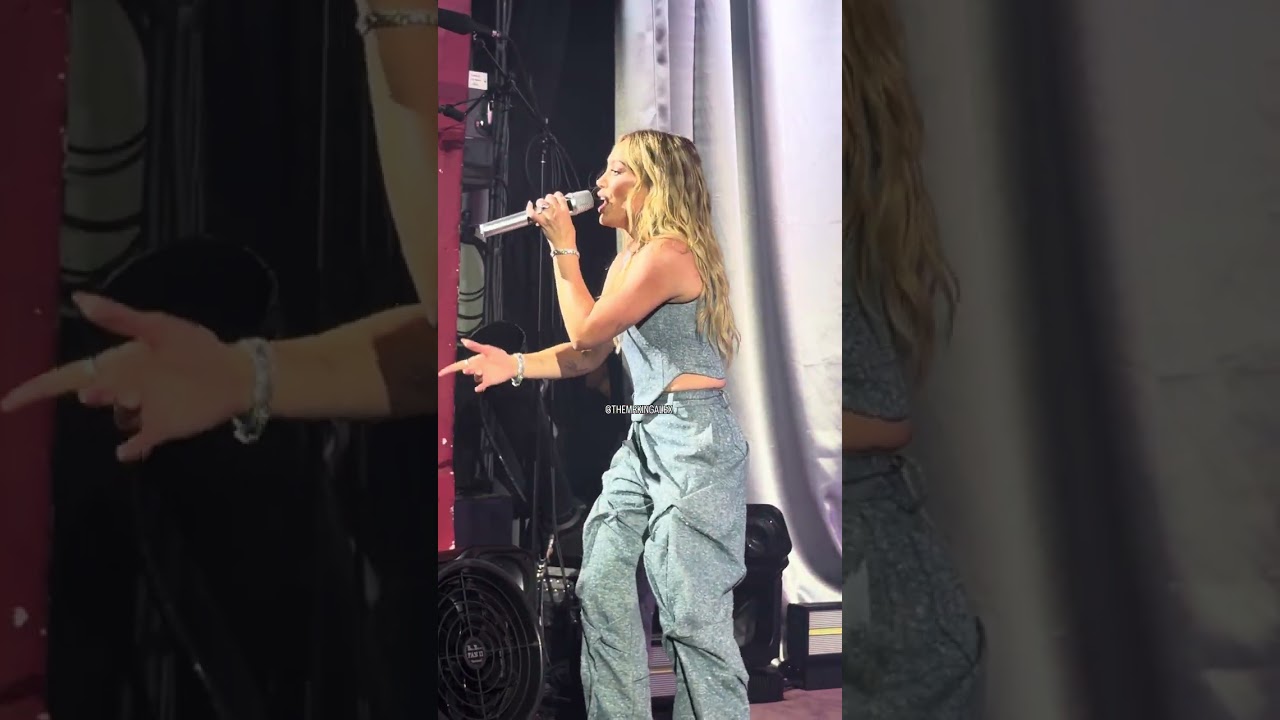 HILARY DUFF WEATHER FOR TENNIS LIVE DEBUT 1.19.26 #HilaryDuff #SmallRoomsBigNerves #London #FYP