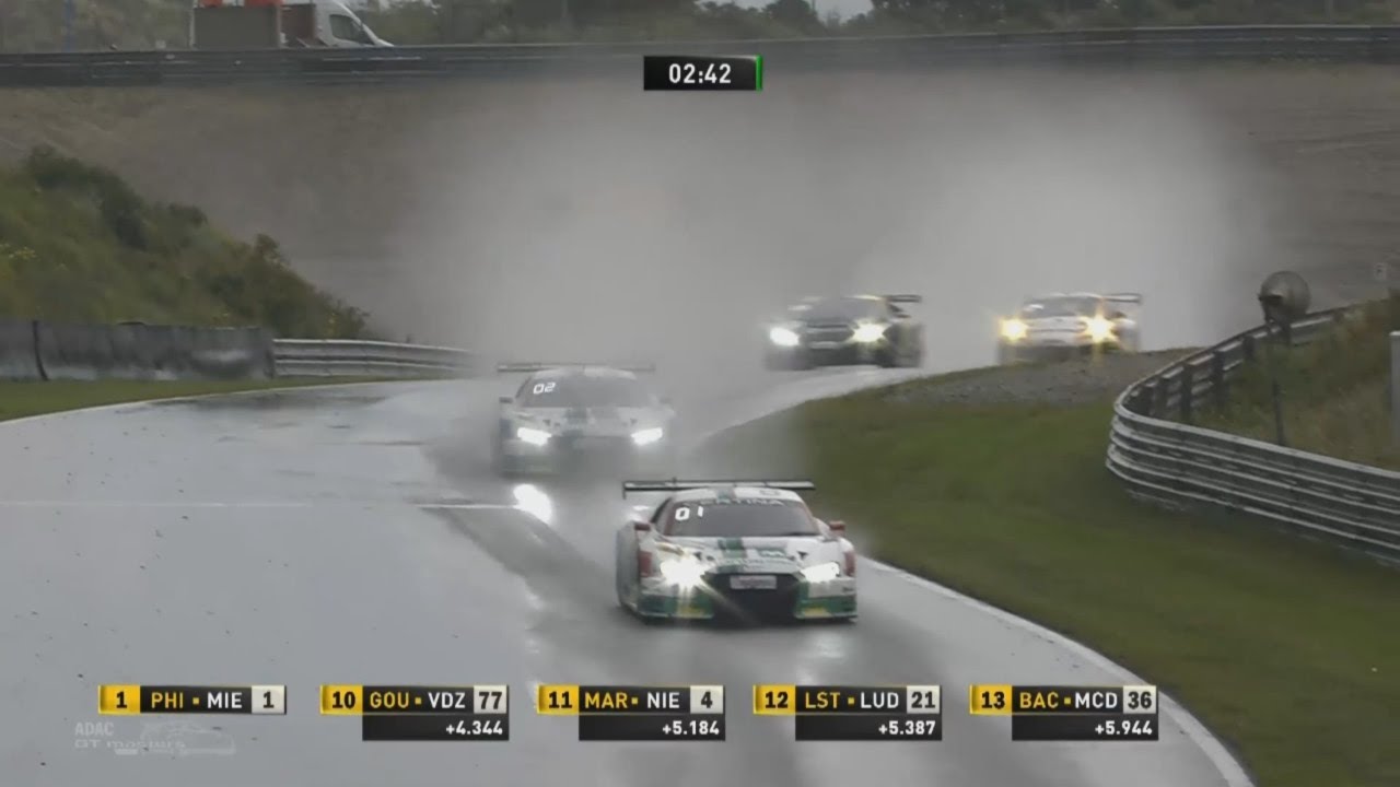 ADAC GT Masters 2017. Race 2 Circuit Park Zandvoort. Last Laps | Crash