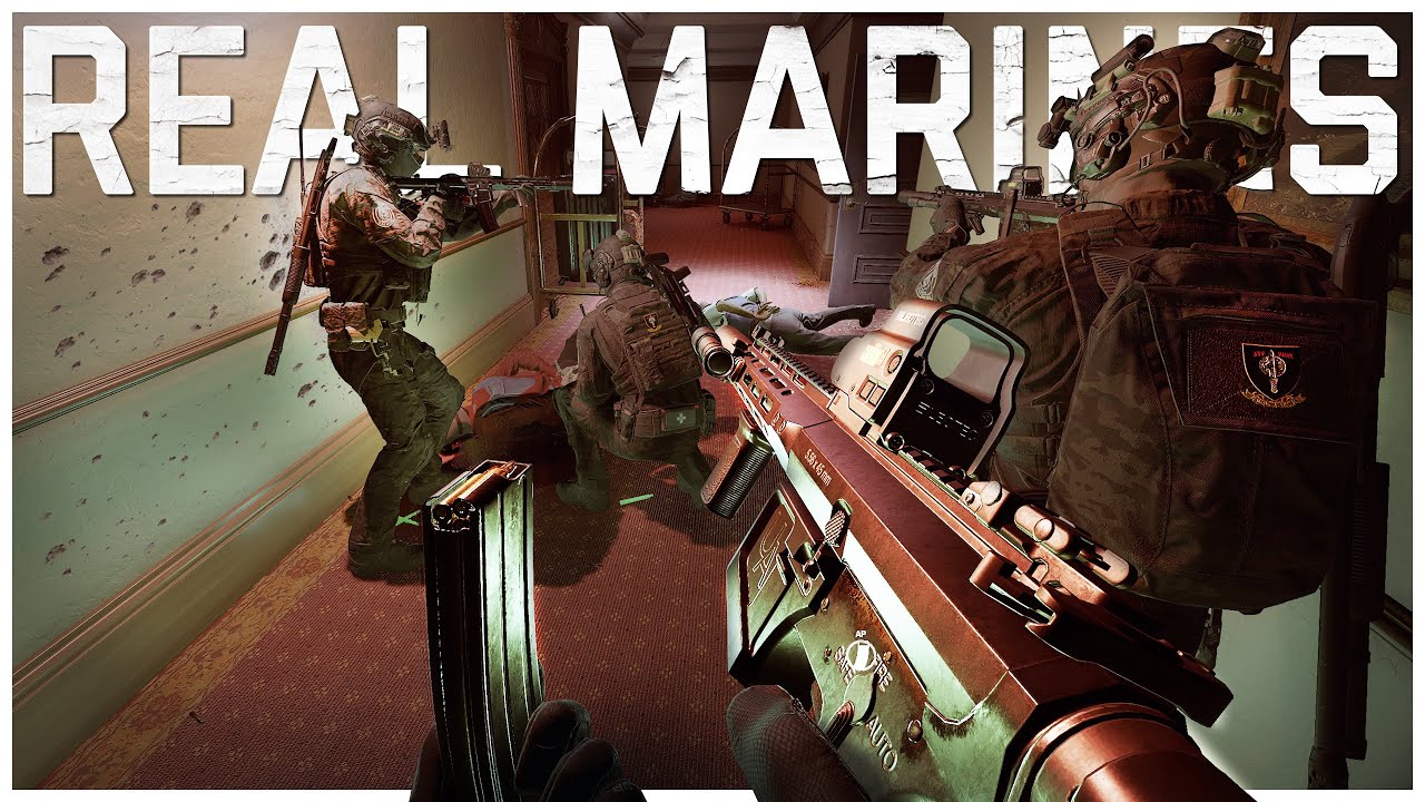 REAL Marines DESTROY Terrorist Scum in BRUTAL Hotel Assault #marines #readyornotgame