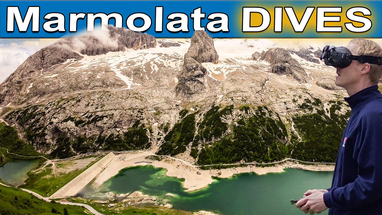 Italian Alps - Epic FPV adventures at Marmolata Glacier!