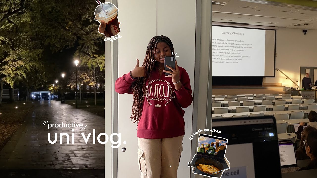 productive uni vlog 💻 | presentations, biomed lectures, aot, nights out | uni vlog #3