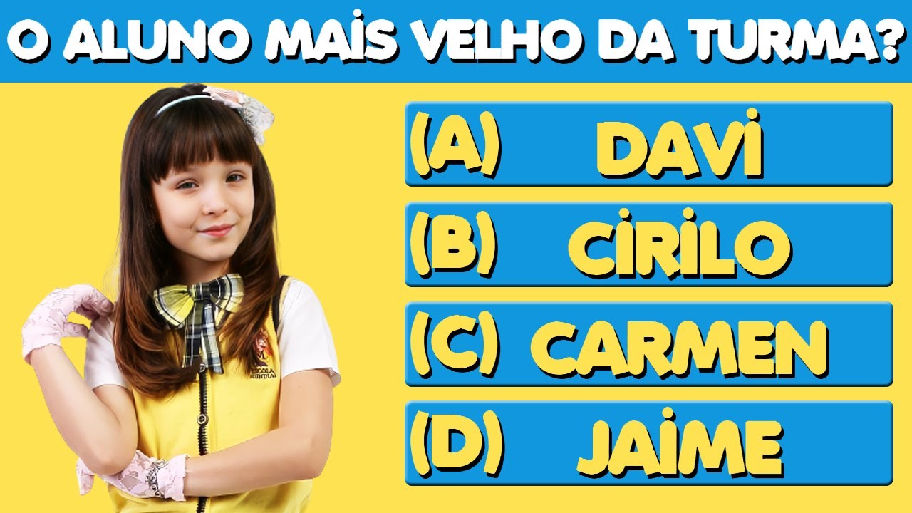 PROVE QUE VOCÊ É FÃ DE CARROSSEL AGORA! *QUIZ*
