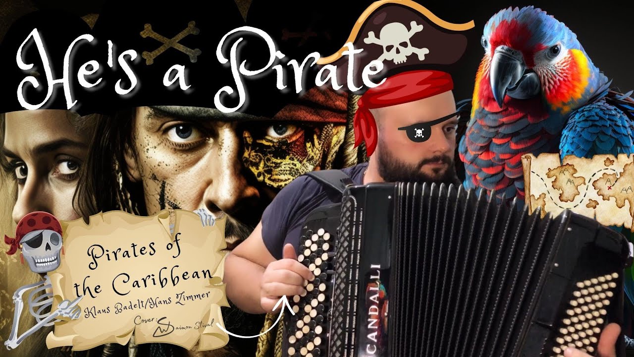 Pirates of the Caribbean - He's a Pirate - Chromatic Accordion - C- Griff