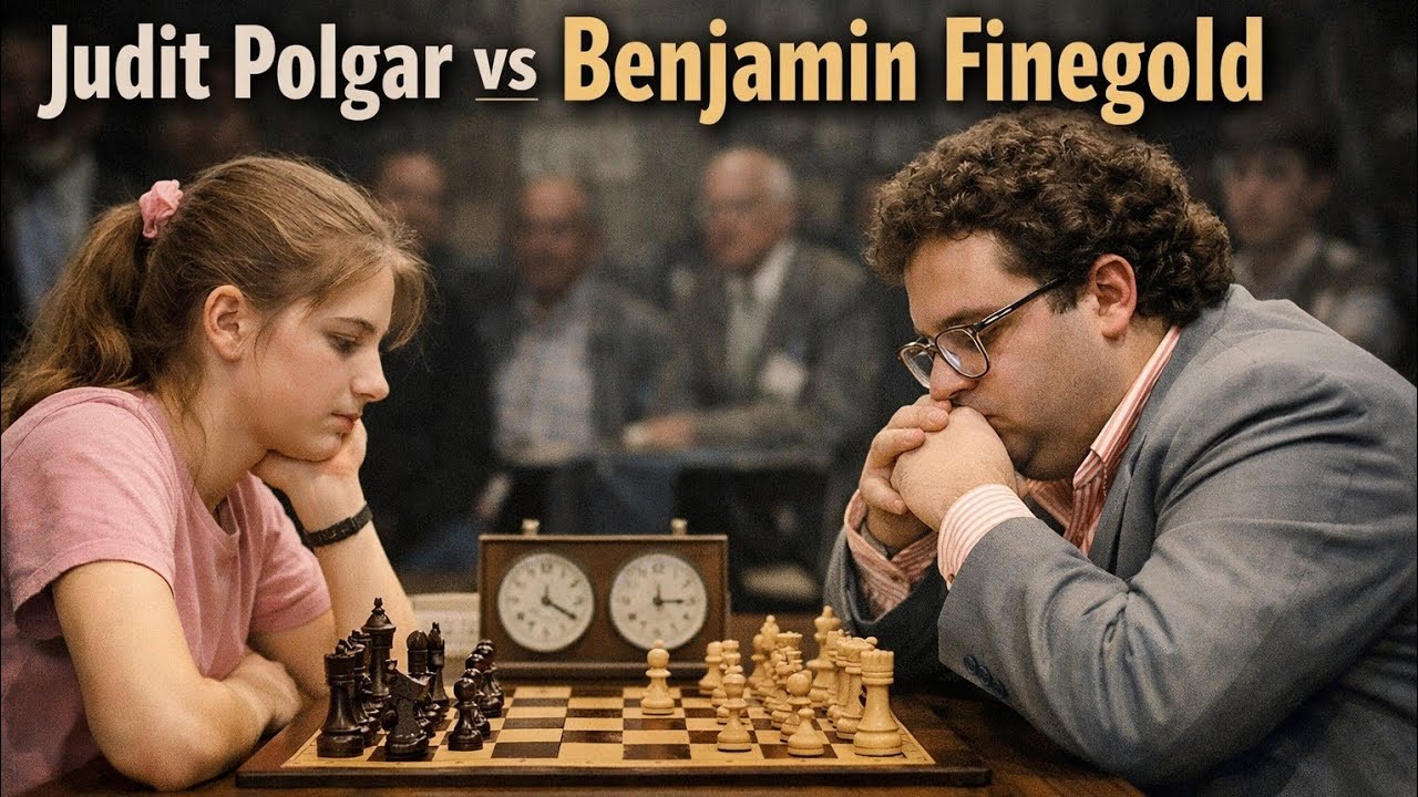 Judit Polgar vs Benjamin Finegold ◉ OHRA-B Tournament Amsterdam (1989)