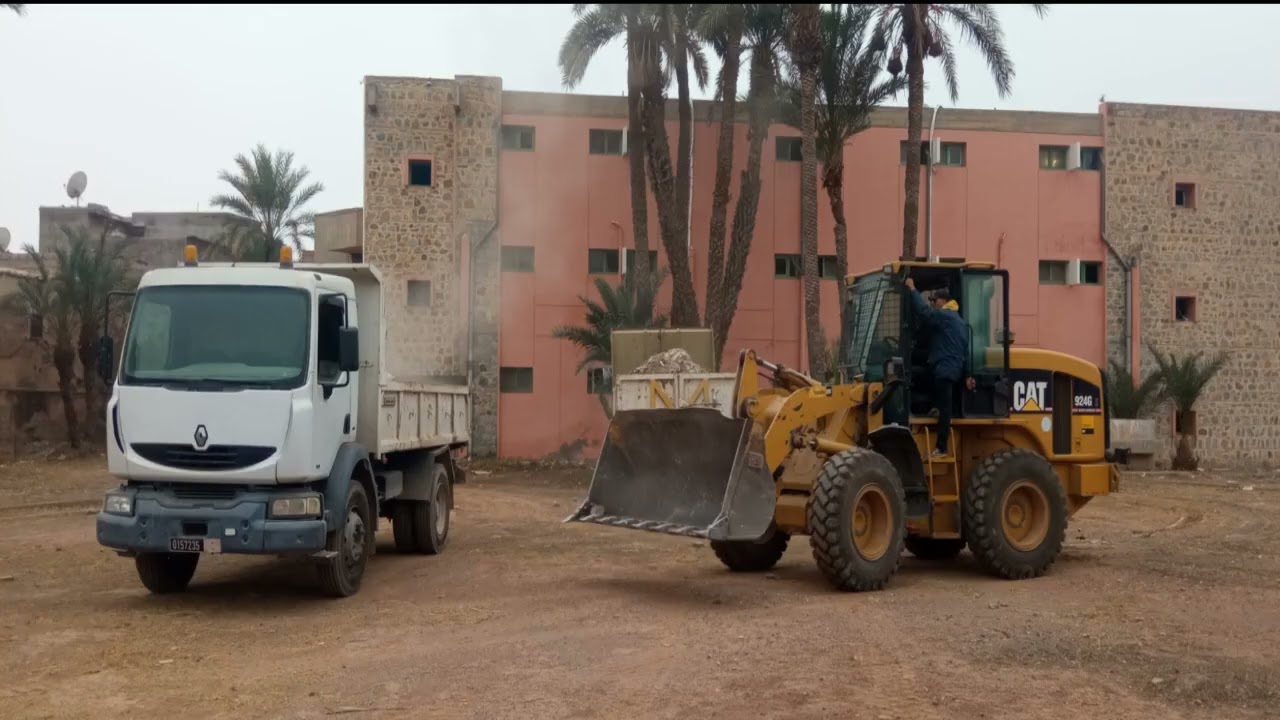 عملية تأهيل الثانوية التأهيلية عودة السعدية مديرية مراكش خلال الموسم الدراسي 2022/2021