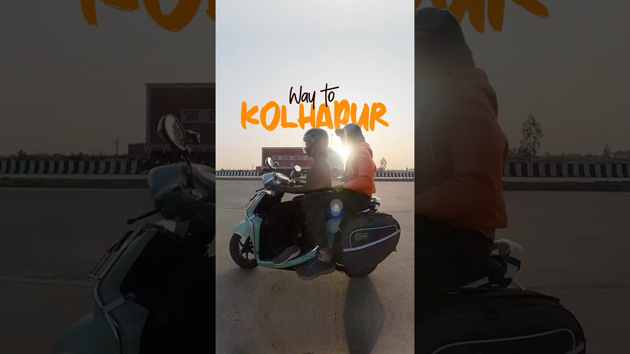 500KM on a Small Scooter? Mumbai-Kolhapur Ride Shocked Me 😱 #dfakeofffemrider #femaleriders #shorts