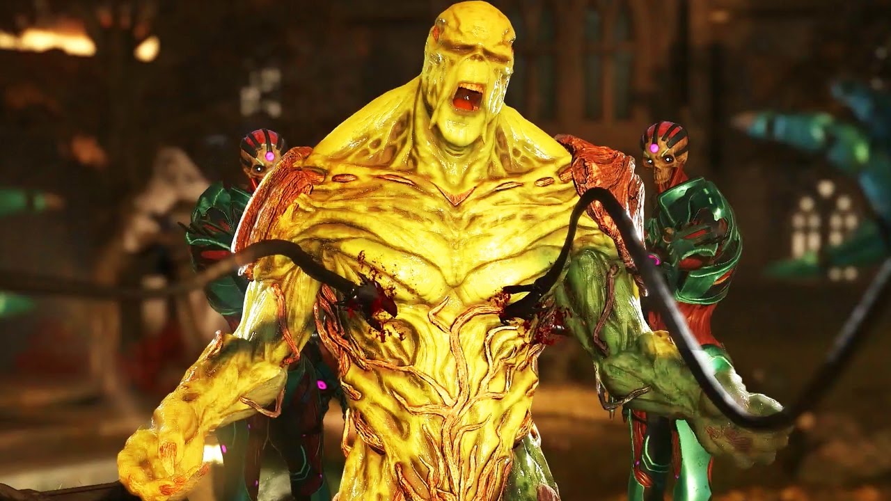Injustice 2 All Super Moves on Swamp Thing (No HUD) 4K UHD 2160p