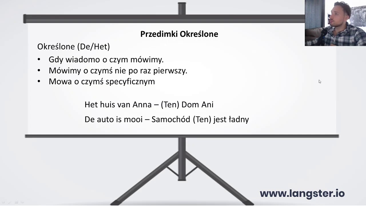 Przedimki (De, Het, Een) w Holenderski / Niderlandzki - 16/21 – 0 do A1