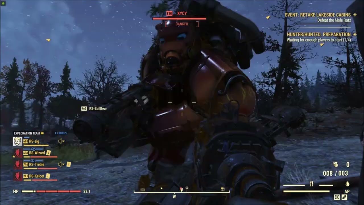 Fallout 76 pvp 2022 Power armor stacker/hacker