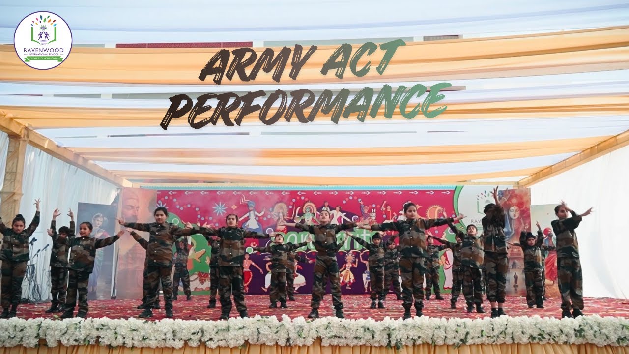 Salute to Our Soldiers 🪖 | Army Act Performance | Ravenwood Annual Function 2025-26