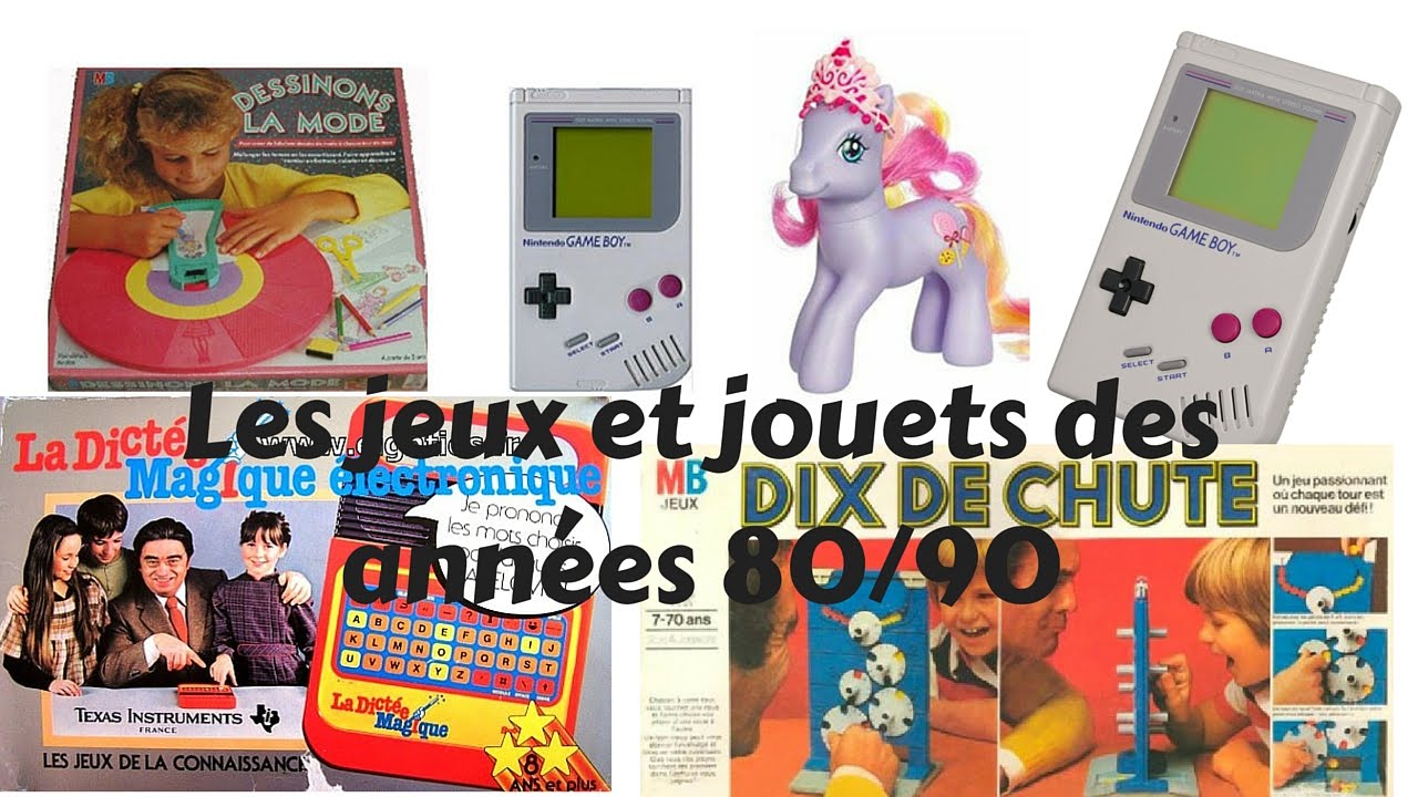 Les jeux et jouets des années 80/90