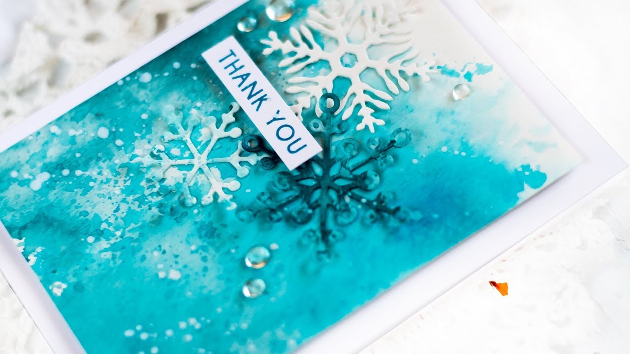 Winter Thank You Card