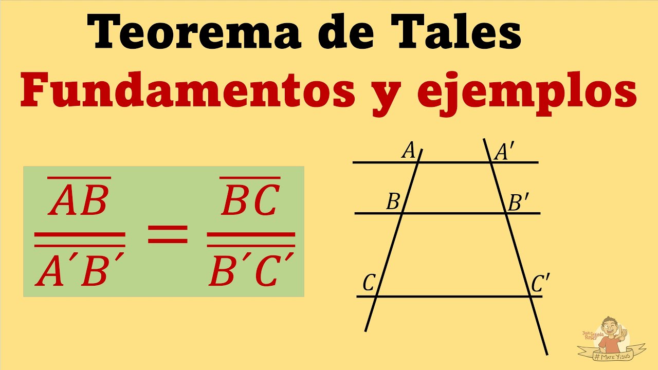 Teorema de Tales (Thales). ¿Qué dice y cómo se usa?