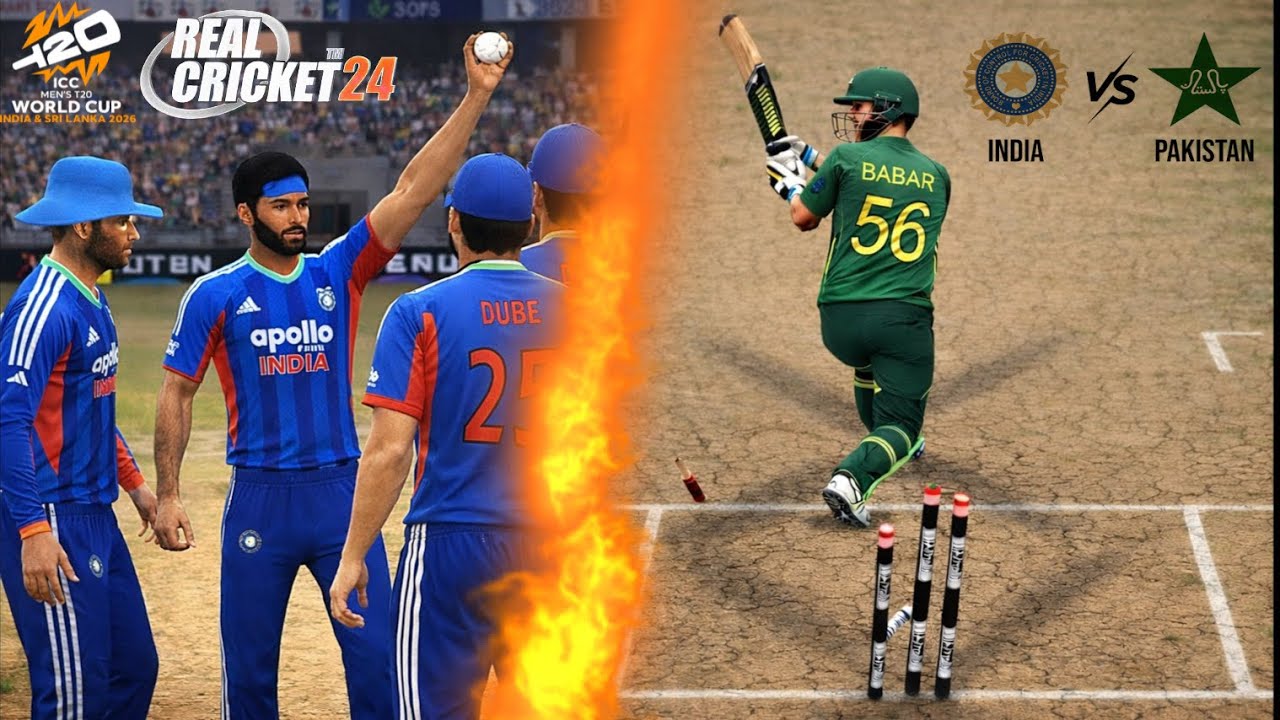 India vs Pakistan T20 World Cup 2026 | Match Highlights 🔥 | Real Cricket Gameplay | Aayush Xplay
