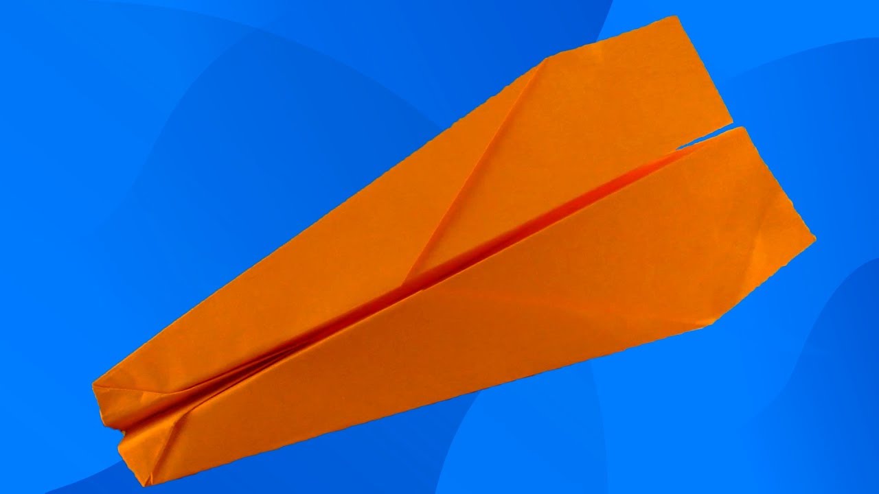 Как сделать Самолет из Бумаги А4 своими руками. Классно Летает - Rosbon. Оригами