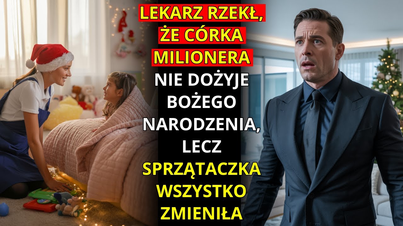 LEKARZ RZEKŁ, ŻE CÓRKA MILIONERA NIE DOŻYJE BOŻEGO NARODZENIA, LECZ SPRZĄTACZKA WSZYSTKO ZMIENIŁA