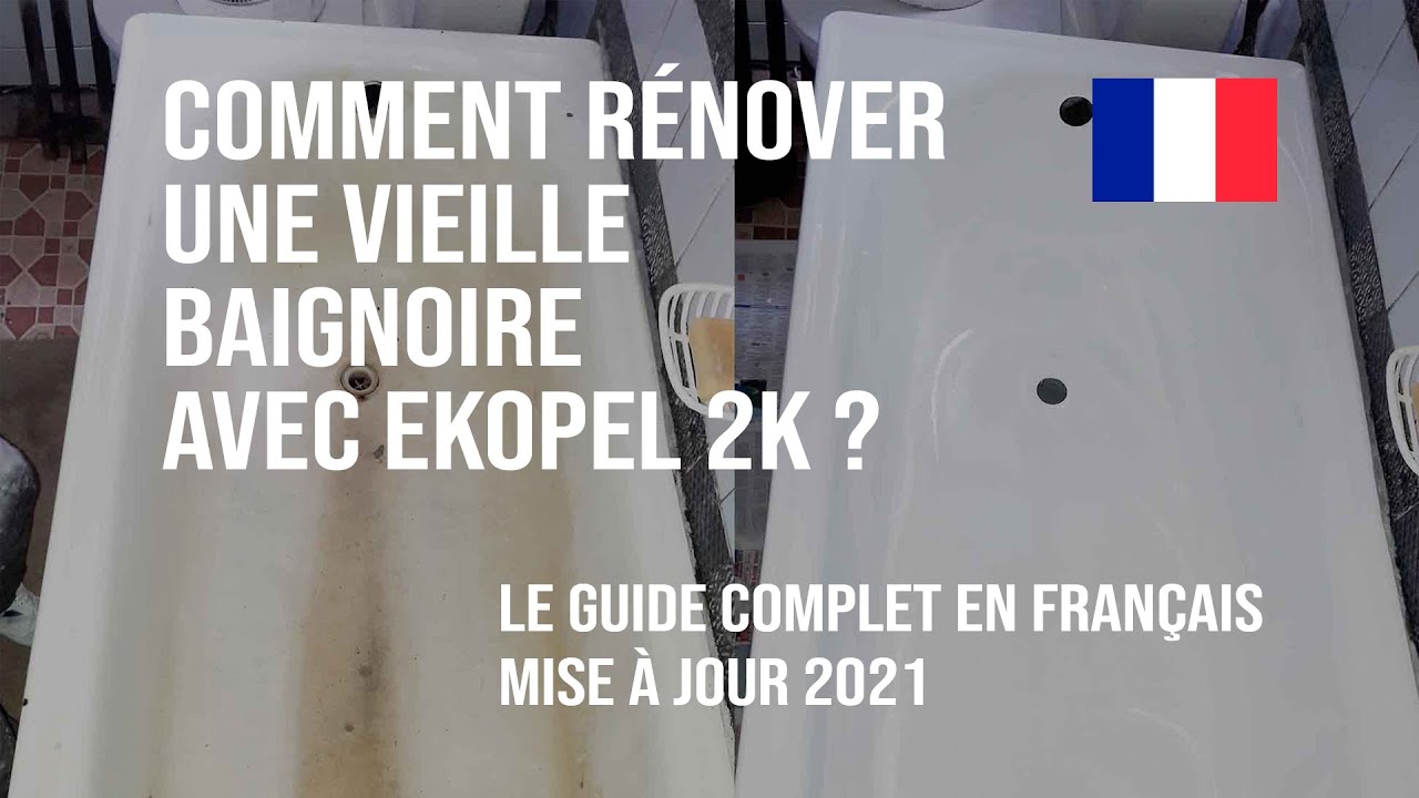 Comment rénover une vieille baignoire avec EKOPEL 2K