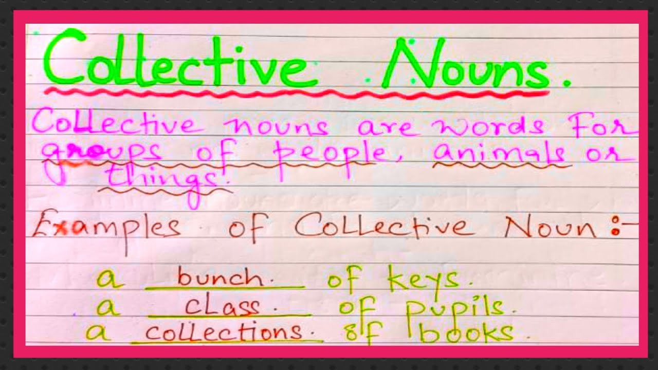 What are collective Noun with example | Definition of collective noun | Example of collective noun
