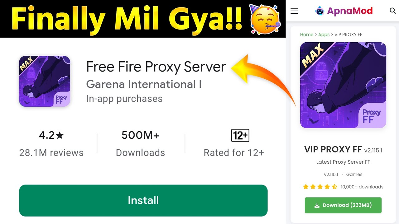 How To Download Free Fire Proxy Server 🥳 Free Fire Proxy Server Download Kaise Karen🤯Proxy Server FF